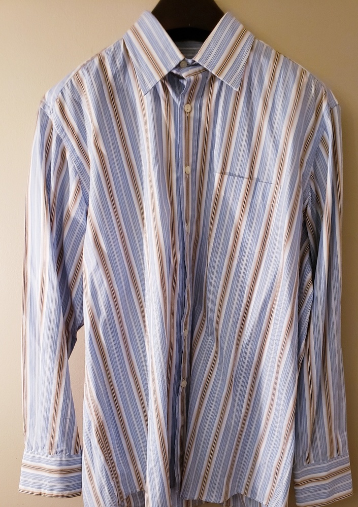 DOLCE & GABBANA striped luxury dress shirt